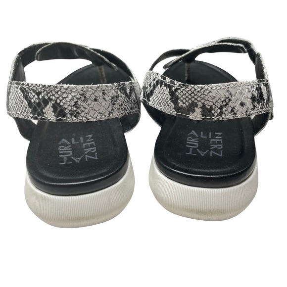 Naturalizer Lincoln white snake sandal - Picture 3 of 11